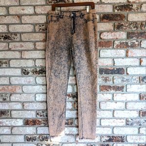 💗 Encore Jeans Pale Pink Acid Wash Skinny Jeans Size 15